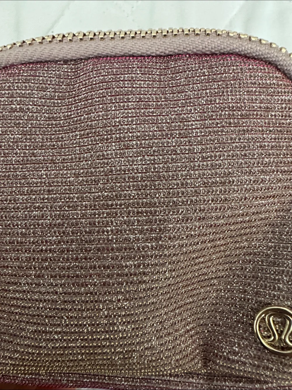 lululemon athletica Metallic Rose Cosmetic Pouch